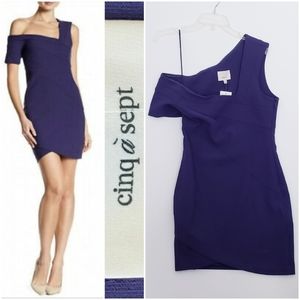 🤍🤍NEW! CINQ À SEPT dress Coralisa off the shoulder bodicon dress Size 6